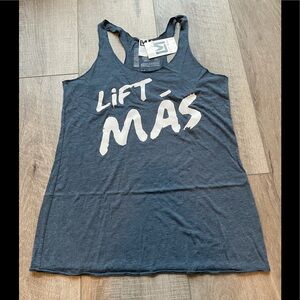 Lift Más Tank in Indigo Blue